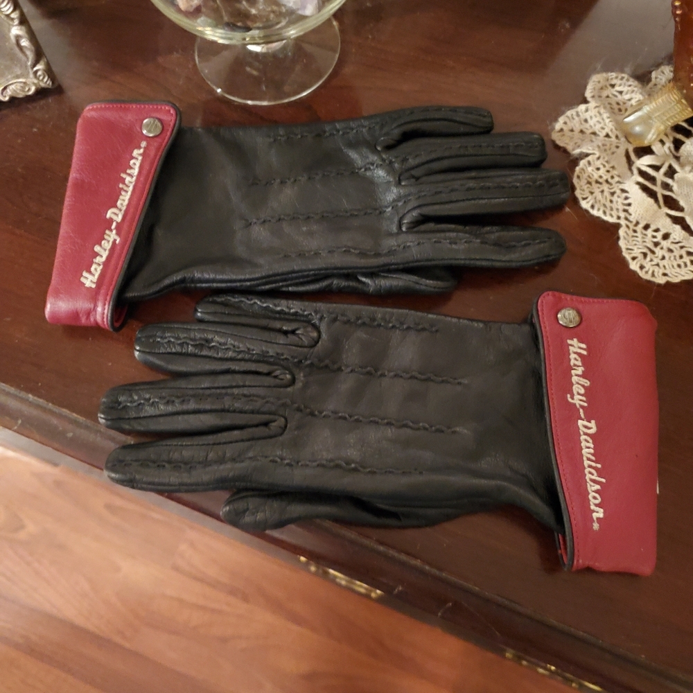 Harley Davidson ladies leather gloves